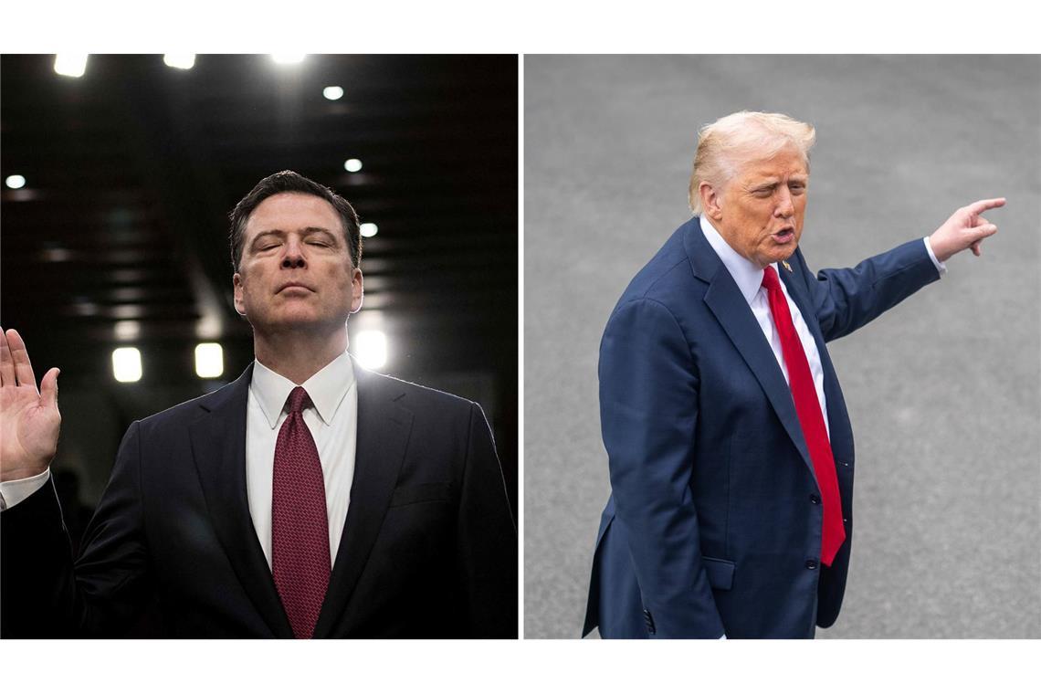 Trump-Widersacher und Ex-FBI-Chef vor Gericht In seiner ersten Amtszeit feuerte Donald Trump den FBI-Chef. (Archivbild)
