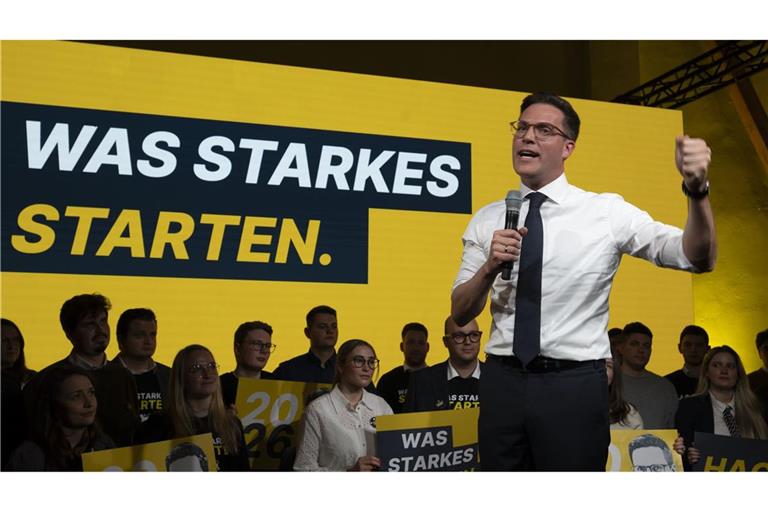 In seiner Heimat Ehingen hat  Manuel Hagel sich als Bewerber um die Kretschmann-Nachfolge offiziell geoutet.