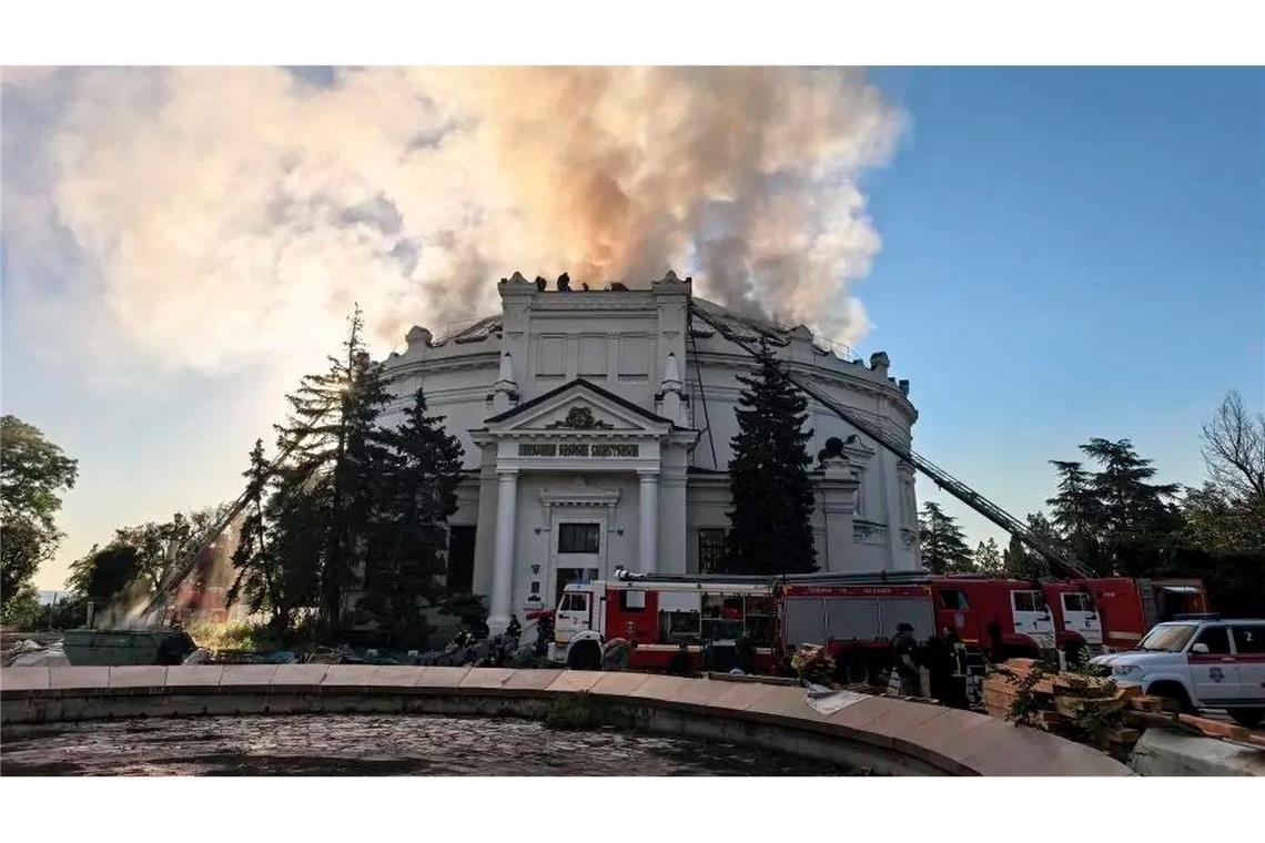 In Sewastopol traf ein ukrainischer Drohnenangriff ein Geschichtsmuseum.
