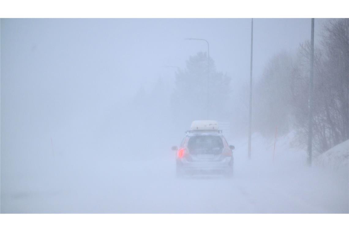 In Skandinavien sorgte der Sturm für teils chaotische Verhältnisse.
