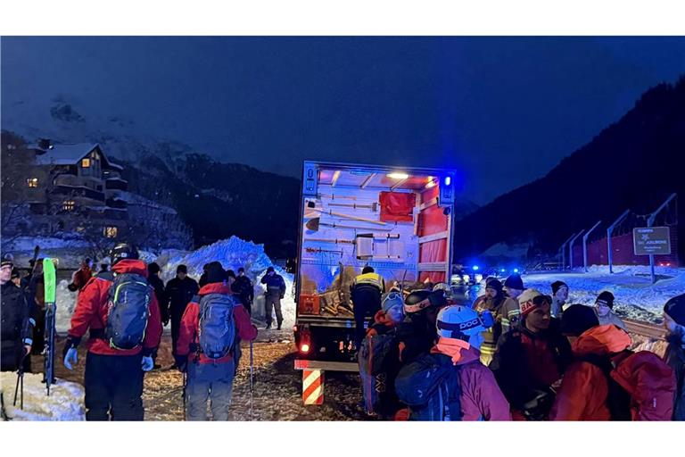 In St. Anton ging am Freitagnachmittag eine Lawine ab.