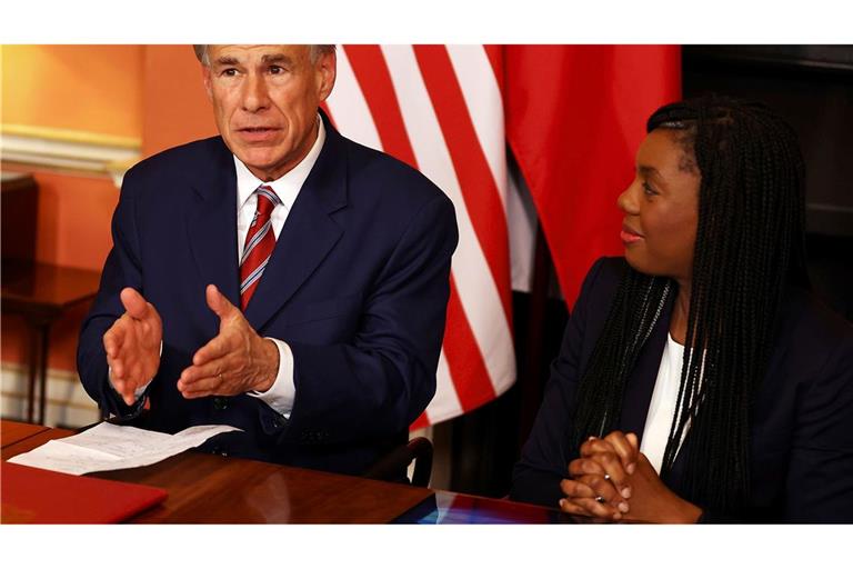 In Texas entschied sich Gouverneur Greg Abbott selbst, die Nationalgarde einzusetzen. (Archivbild)