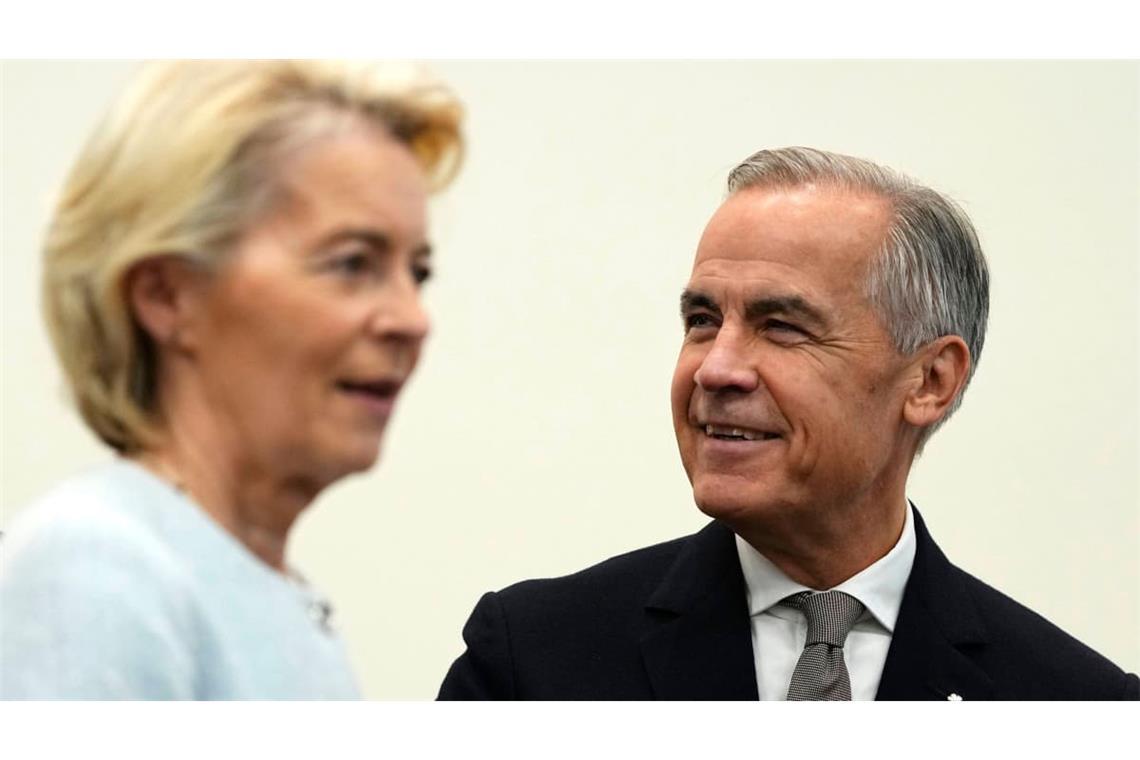 In vielen Punkten sind sich EU-Kommissionschefin Ursula von der Leyen und der kanadische Regierungschef Mark Carney bereits einig. Bei der Bezeichnung des angestrebten Bündnisses ist das letzte Wort aber noch nicht gesprochen.