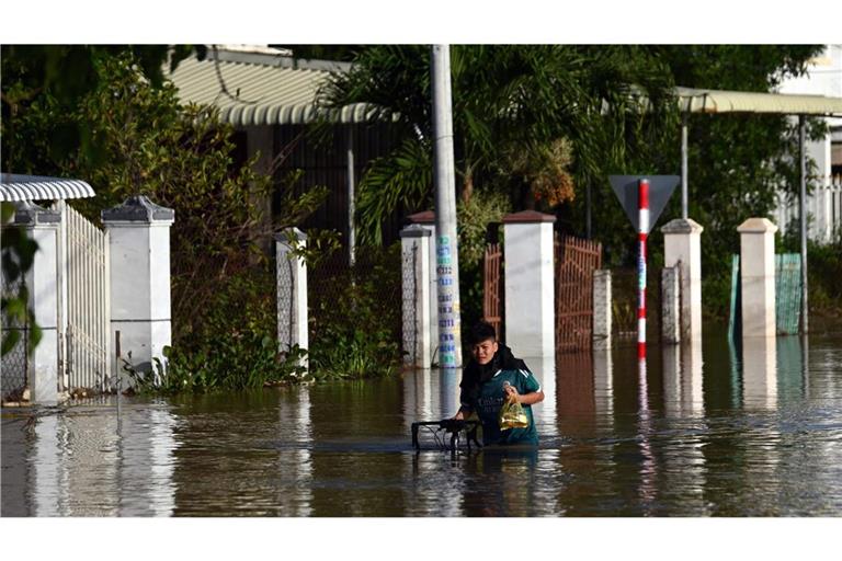 In Vietnam gibt es schon jetzt regelmäßig Hochwasser. Künftig werden dort mehr Deiche gebaut.