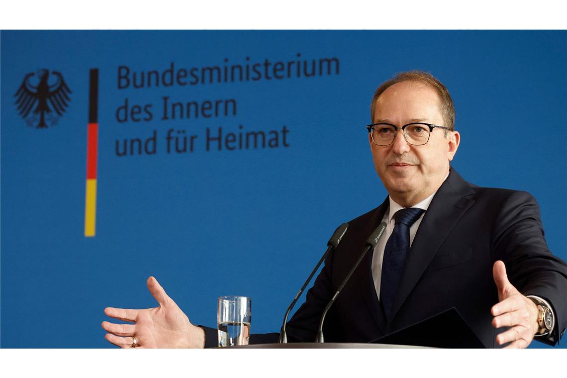 Innenminister Alexander Dobrindt (Archivbild).