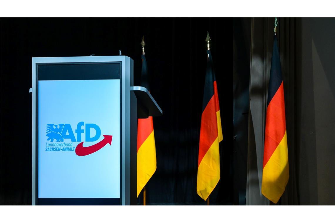 Insbesondere der AfD-Landesverband in Sachsen-Anhalt steht im Fokus. (Archivbild)