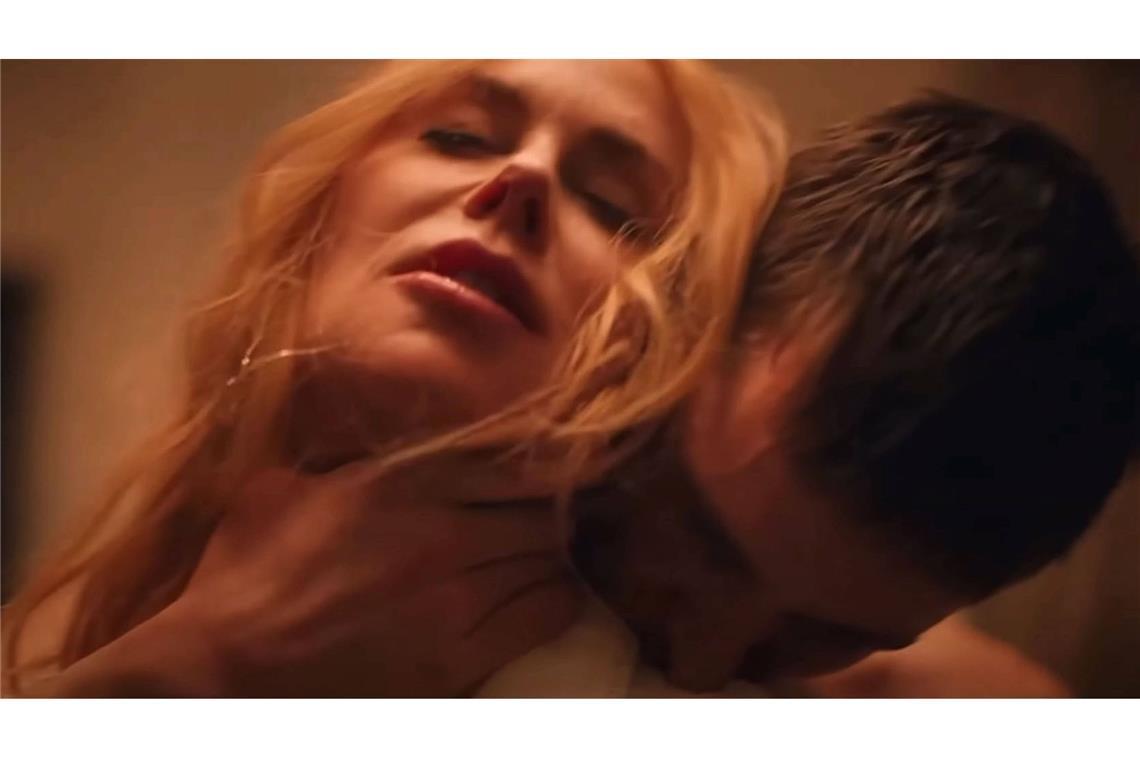 Erotikthriller mit Nicole Kidman Intim: Romy (Nicole Kidman) mit Samuel (Harris Dickinson) in „Babygirl“.