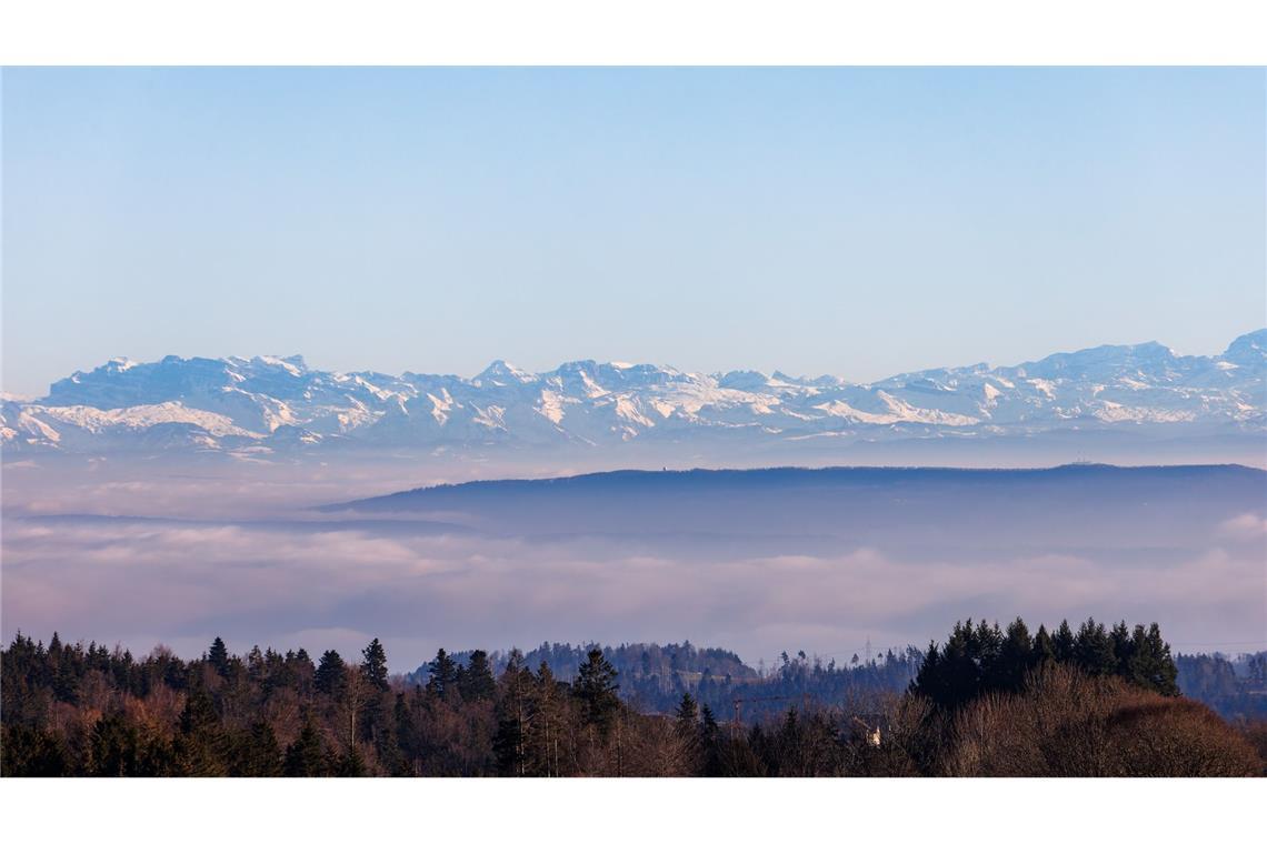 Bilder des Tages Inversionswetterlage im Schwarzwald.
