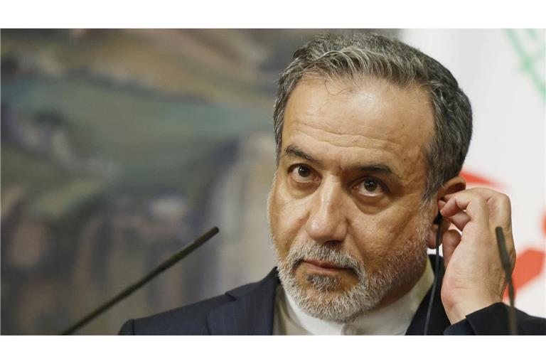 Irans Außenminister Abbas Araghtschi. (Archivbild)