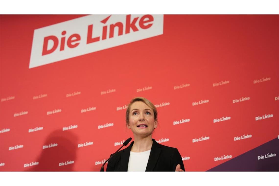Irene Schwerdtner in Berlin. Die Vorsitzende der Linken sieht Berlin als möglichen „roten Leuchtturm“.