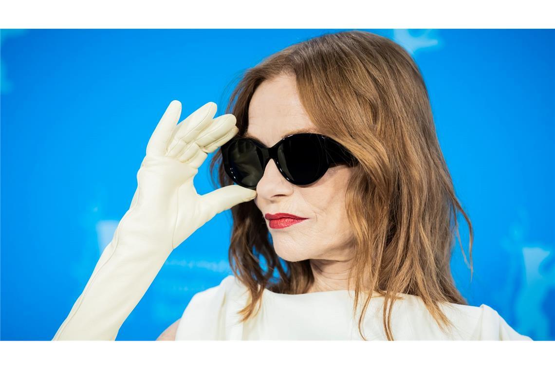 Isabelle Huppert, Schauspielerin, ist beim Photocall des Films "Die Blutgräfin" (Sektion Berlinale Special Gala).