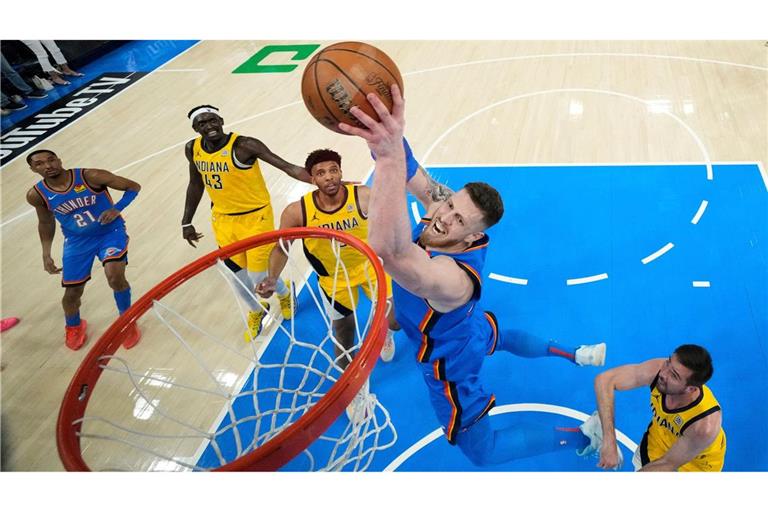 Isaiah Hartenstein und die Oklahoma City Thunder flogen am Ende zum Titel.