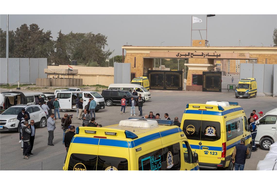 Israel hat angekündigt, der Grenzübergang Rafah vom Gazastreifen nach Ägypten werde am Mittwoch wieder geöffnet. (Archiv-Bild)