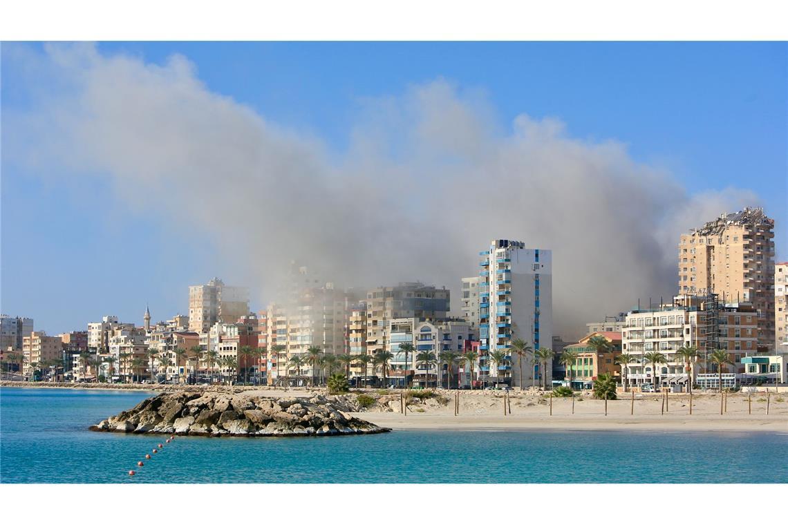 Aktivisten: Sieben Tote nach israelischem Angriff in Syrien Israel hat erneut die Stadt Tyros im Südlibanon angegriffen. (Archivbild)