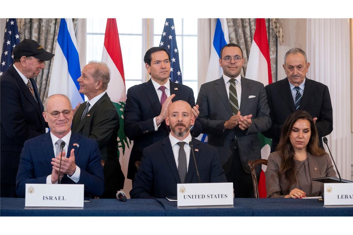 Israel und Libanon verständigen sich auf Rahmenabkommen.