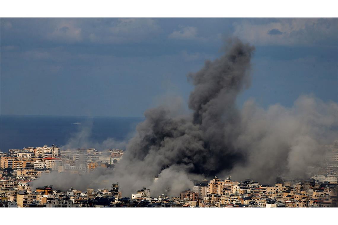 Israelischer Luftangriff im Süden Beiruts (Archivfoto).