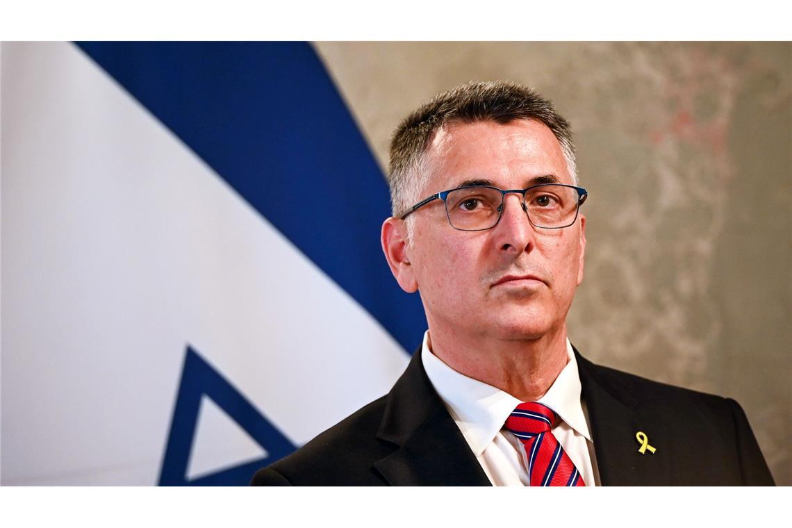 Israels Außenminister Saar fordert internationalen Druck auf die Hamas. (Archivbild)