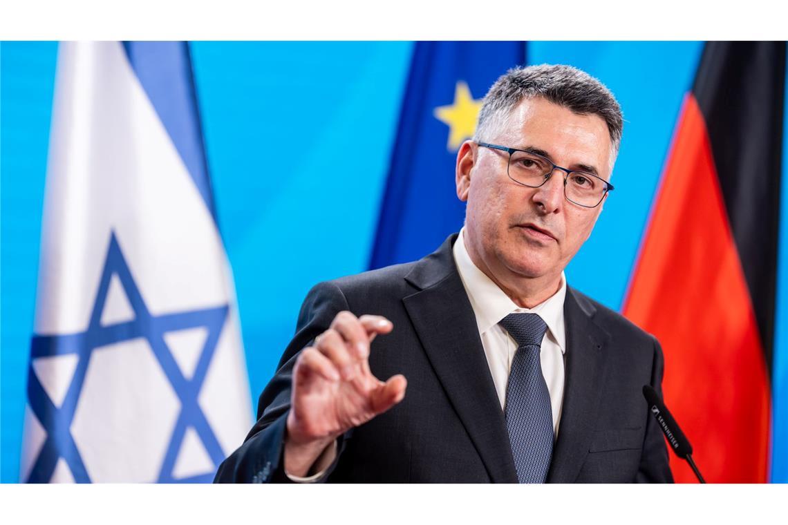 Israels Außenminister Saar: Haben keine territorialen Ambitionen im Süden Libanons