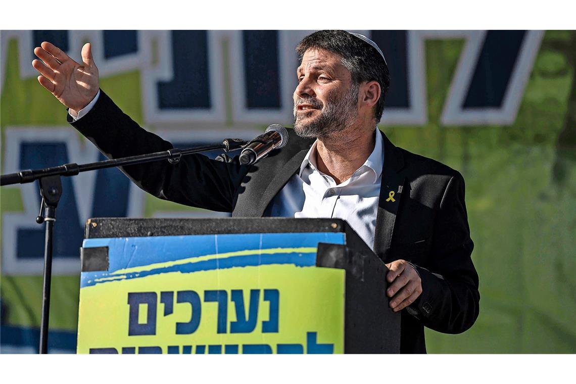 Israels Finanzminister Smotrich droht mit Annexion des Westjordanlands, falls ein Palästinenserstaat im kommenden Monat anerkannt wird.