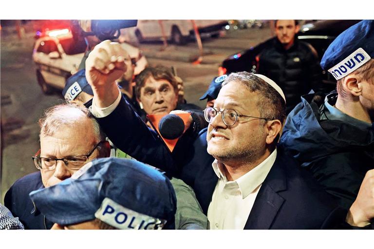 Israels Minister für Nationale SicherheitItamar Ben-Gvir: Israel treibt die Annexion von Gebieten im Westjordanland voran (Archivfoto).