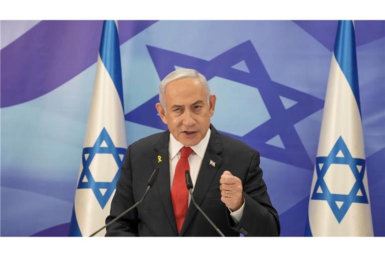 Israels Premier Netanjahu sieht die Kriegsziele im Iran fast erreicht. (Archivbild)