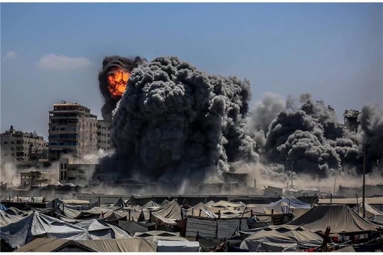 Israels Regierung nimmt Gaza unter Feuer – hier ein Bild vom 10. September – und auch die traditionelle Sicherheitspolitik ihres Landes.