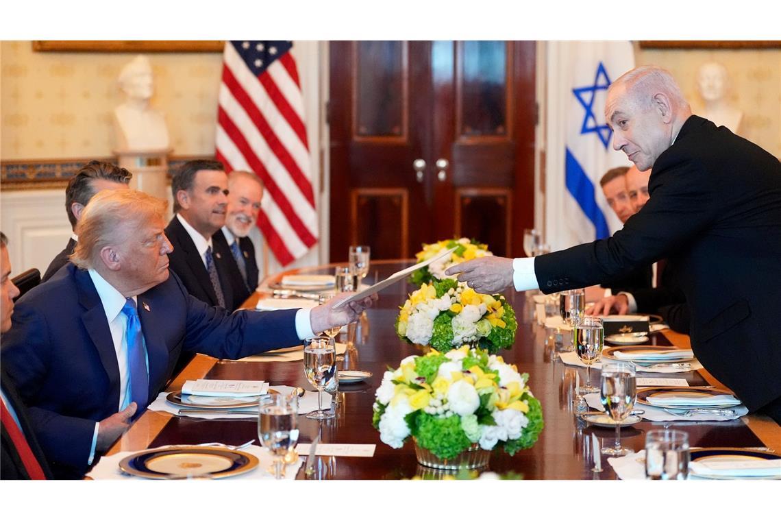 Ringen um Gaza-Waffenruhe geht weiter - Netanjahu in den USA Israels Regierungschef Netanjahu hat US-Präsident Trump für den Friedensnobelpreis nominiert.