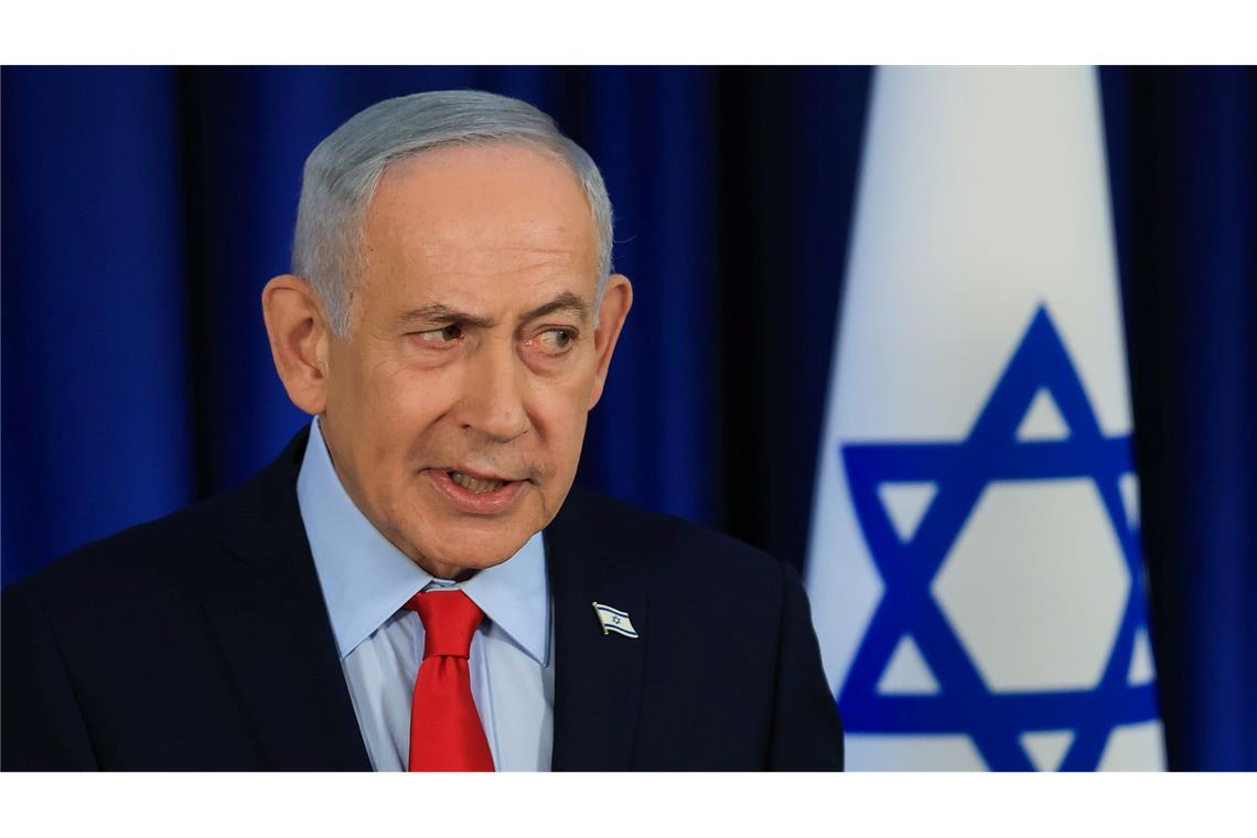 Israels Regierungschef Netanjahu pocht auf die Sicherheitsinteressen seines Landes. (Archivbild)