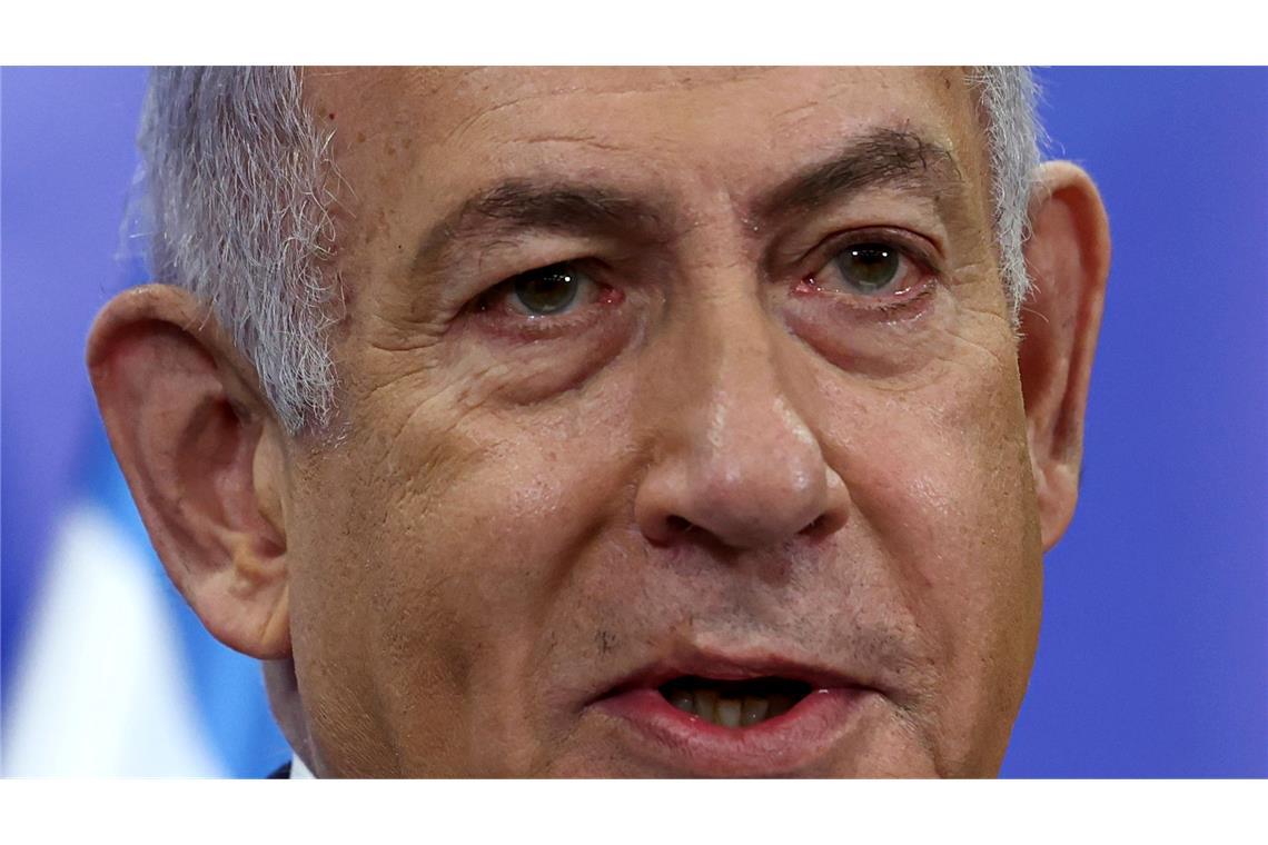 Israel stoppt nach Waffenruhe-Ende Einfuhren in Gazastreifen Israels Regierungschef Netanjahu will, dass die Hamas weitere Geiseln freilässt. (Archivbild)