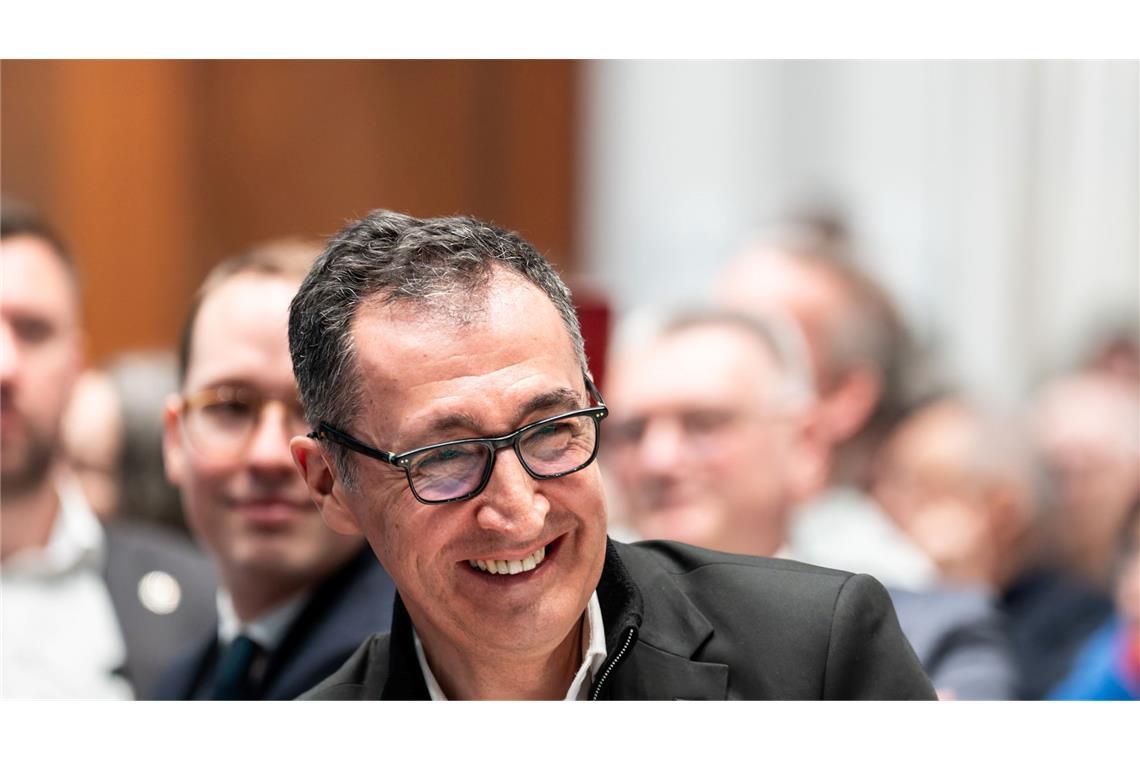 Ist er am Ende des Wahlabends der lachende Sieger? Grünen-Spitzenkandidat Cem Özdemir. (Archivbild)