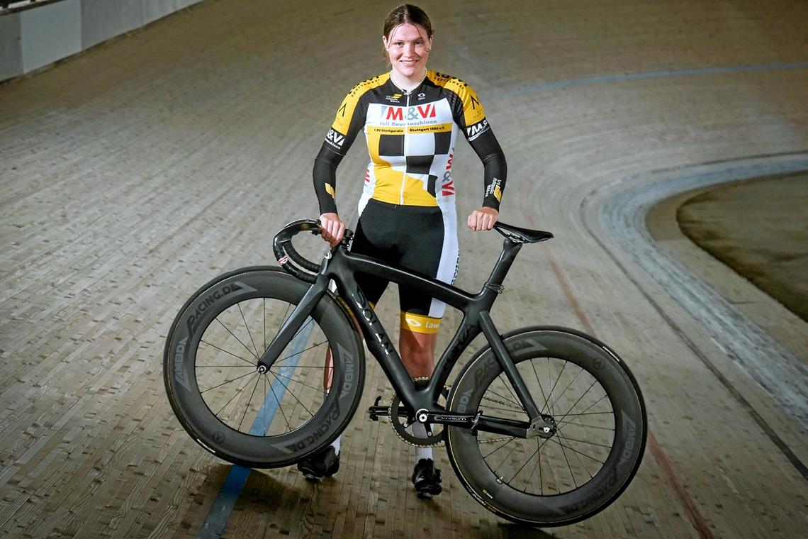 Bahnradfahrerin Isabel Kämpfert hat Olympia 2024 als Ziel Ist hoffnungsvoll: Isabell Kämpfert. Foto: Simon Granville