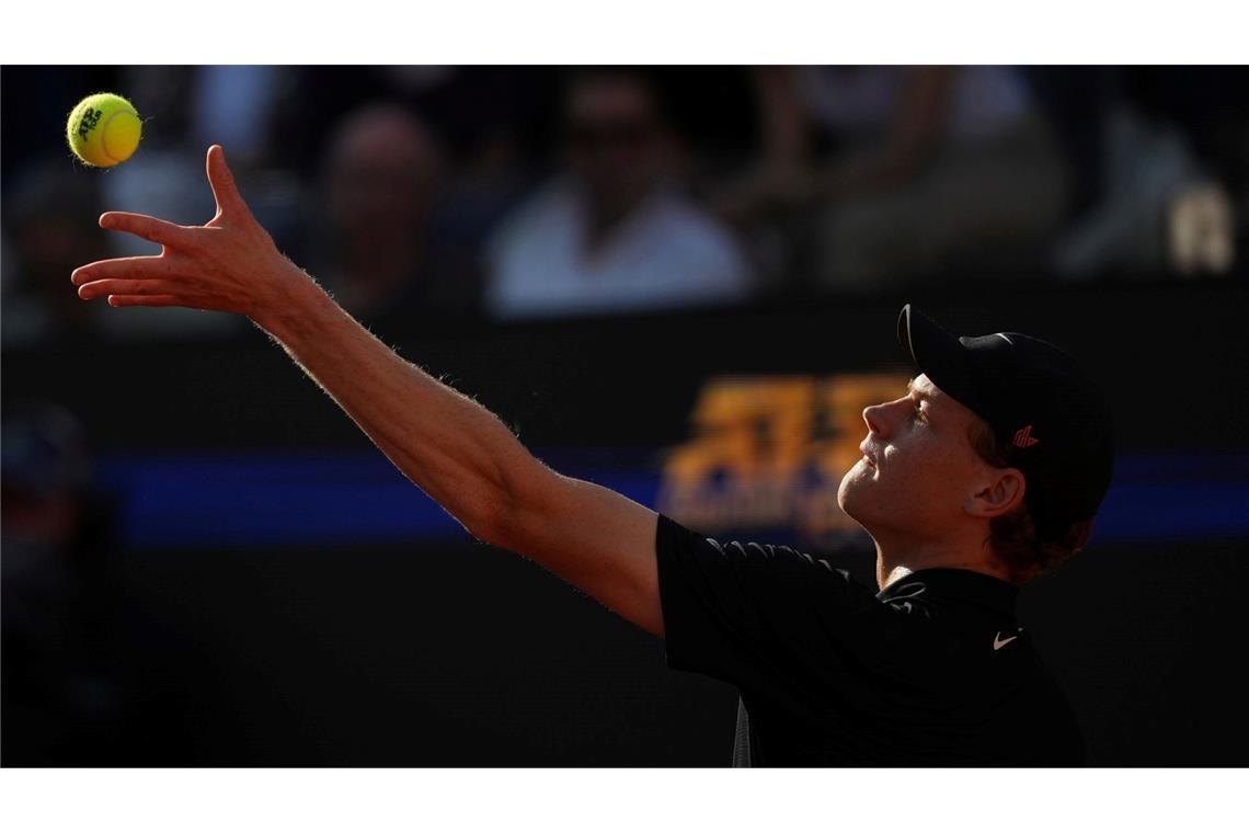 Tennis-Spektakel in Rom: Alcaraz stoppt Sinner Ist in Form für Paris: Jannik Sinner.
