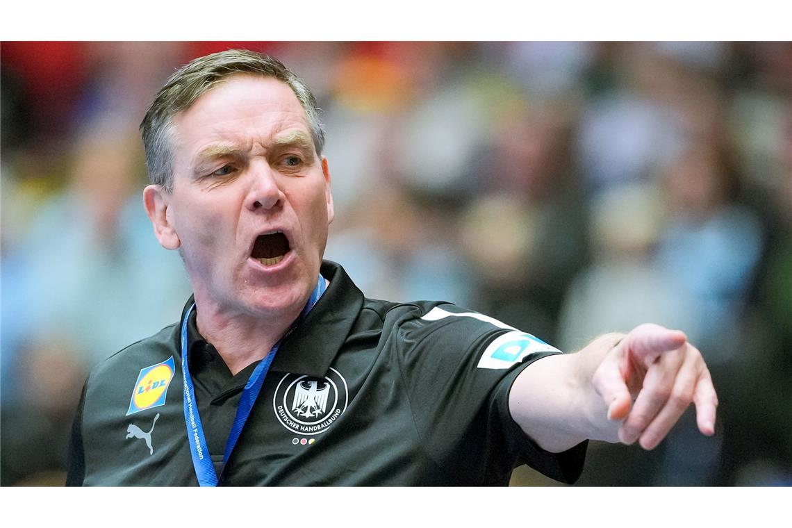 Nur Wolff liefert: Handballer noch nicht im WM-Flow Ist mit den bisherigen WM-Leistungen der deutschen Handballer nicht zufrieden: Bundestrainer Alfred Gislason.