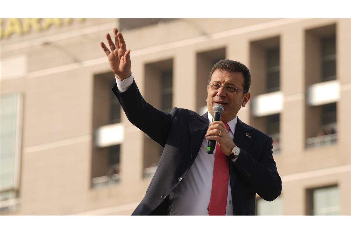 Türkische Justiz verhaftet Erdogan-Kontrahenten Istanbuler Bürgermeister Ekrem Imamoglu.