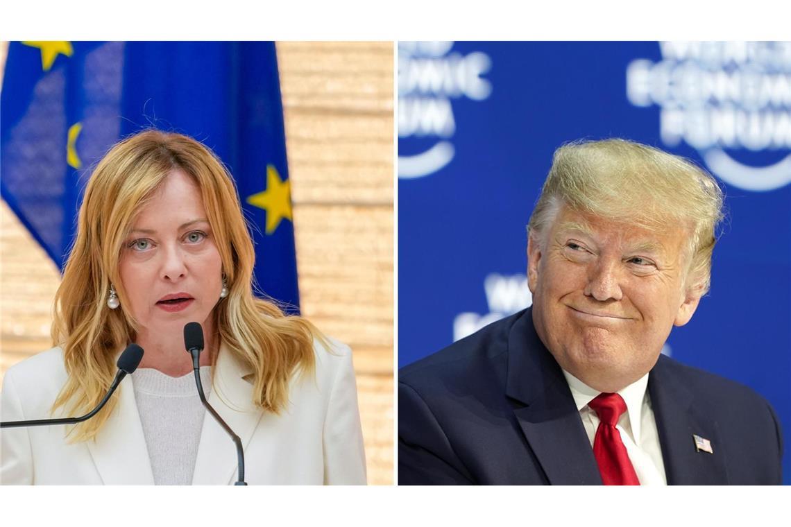 Italiens Regierungschefin Giorgia Meloni kritisiert US-Präsident Trump.