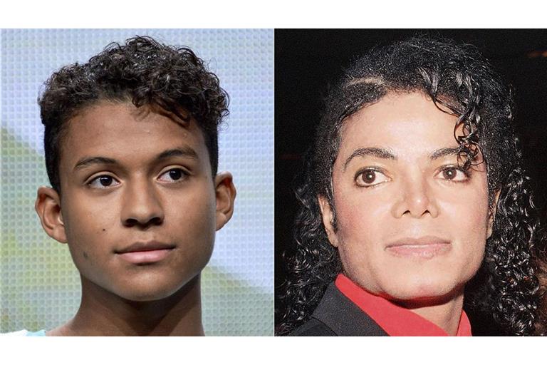 Jaafar Jackson (l), Neffe des 2009 gestorbenen «King of Pop» Michael Jackson, spielt die Hauptrolle in dem Film (Archivfoto).