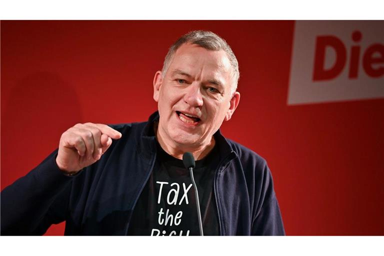 Jan van Aken hat seinen Rückzug vom Parteivorsitz angekündigt. (Archivbild)