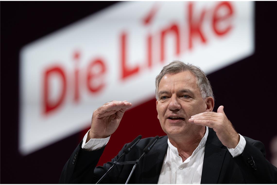 Scholz nennt Chialo "Hofnarr" - "nicht rassistisch" gemeint Jan van Aken, Parteivorsitzender der Partei Die Linke.