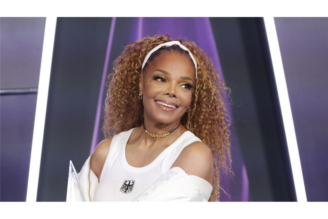 Janet Jackson trug den Bundesadler auf ihrem Top.