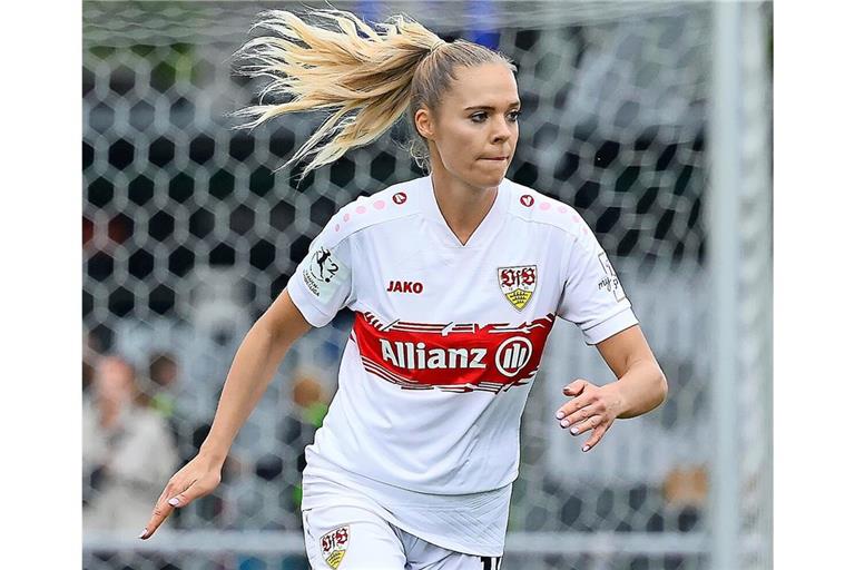 Janina Hechler ist eine Bank in der Abwehr der VfB-Frauen.