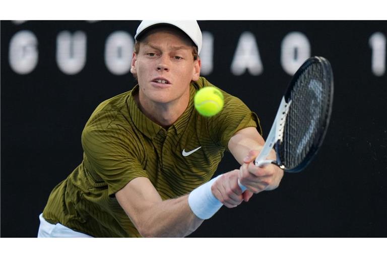 Jannik Sinner hatte im Achtelfinale von Melbourne keine Probleme.