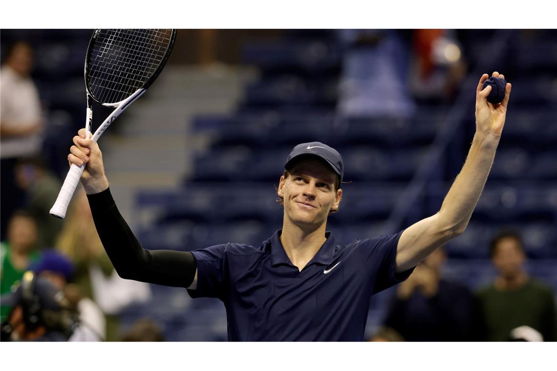 Jannik Sinner stürmte ins Halbfinale der US Open.