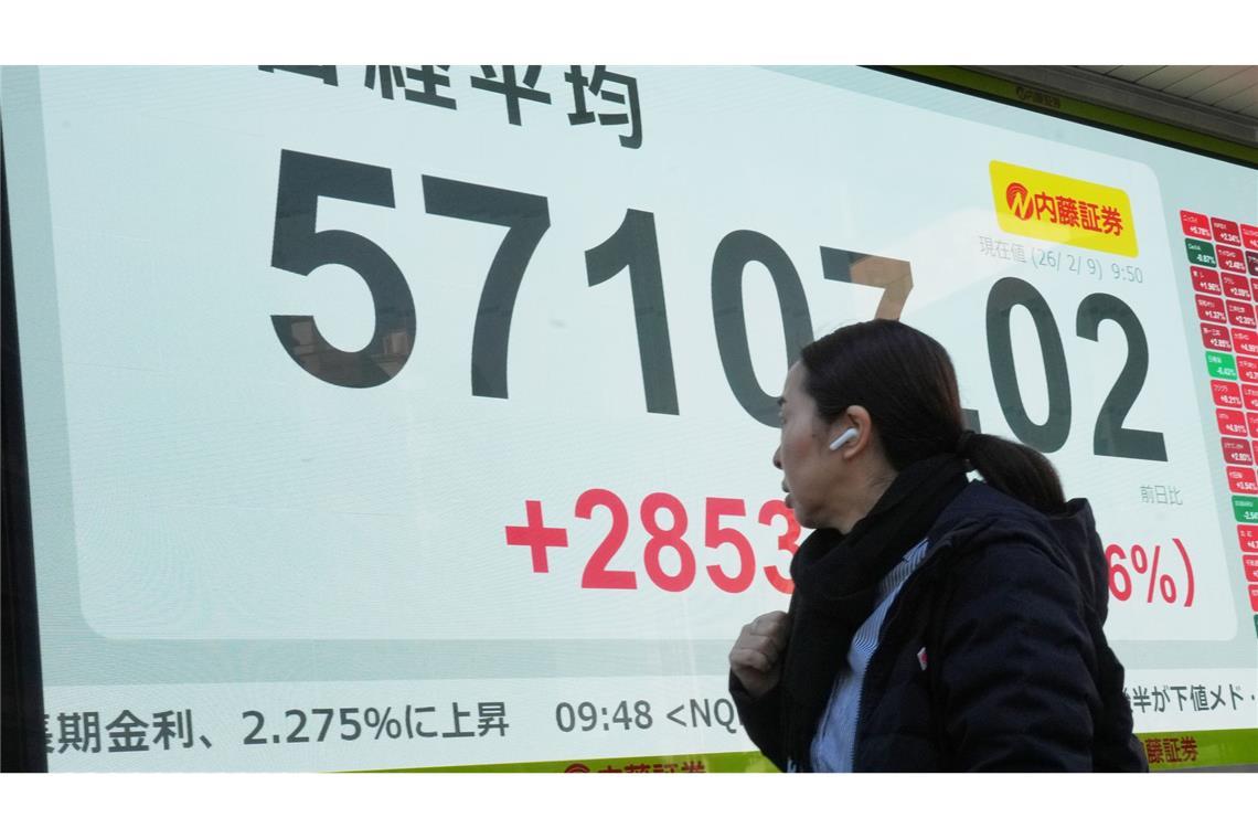 Japans Börse hatte in den vergangenen Tagen stark auf die Auswirkungen im Iran reagiert. (Archivbild)