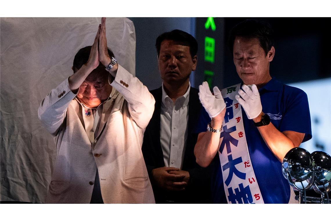 Japans Regierungschef Ishiba könnte unter Druck geraten.