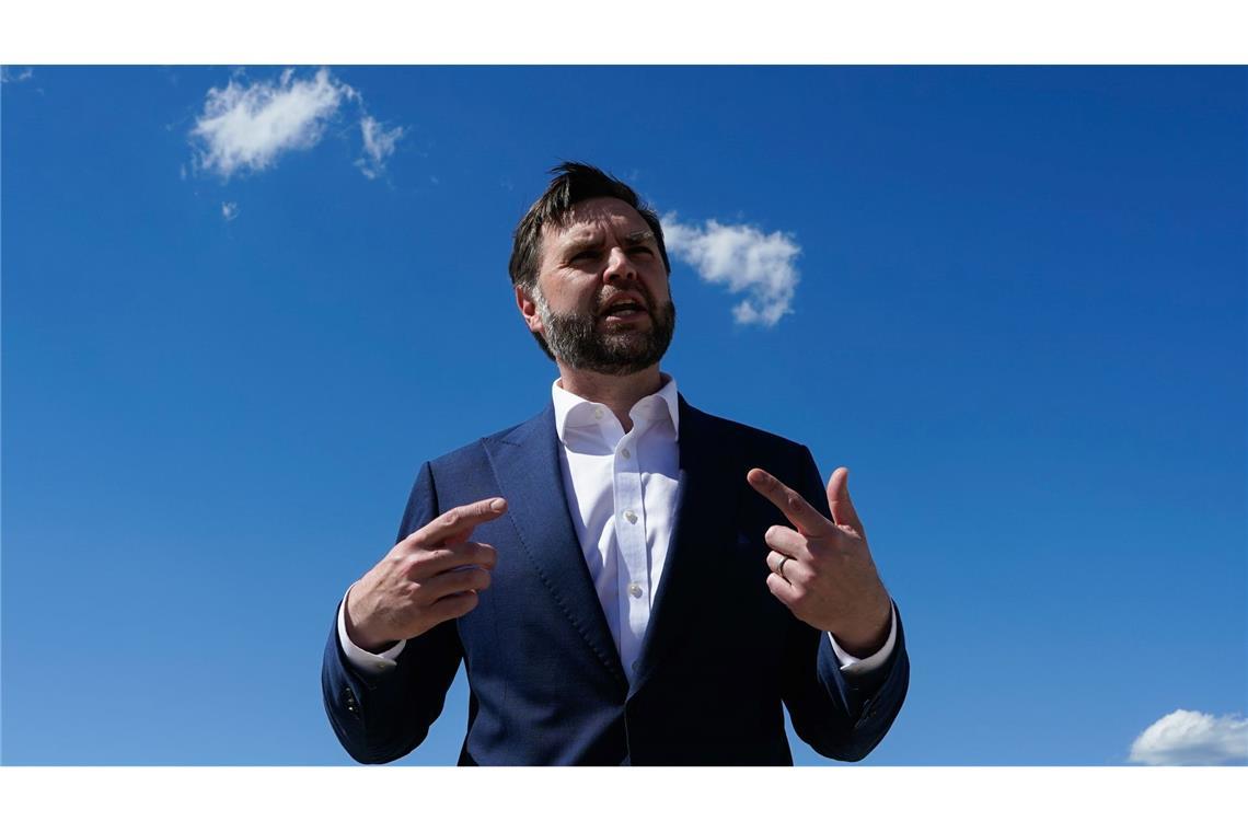 JD Vance zeigt sich vor den Gesprächen vorsichtig optimistisch.