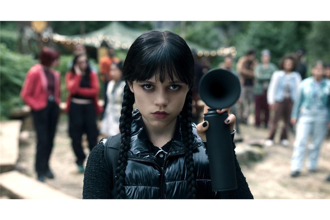 Wann kommt die 2. Staffel? Jenna Ortega als „Wednesday Addams“.