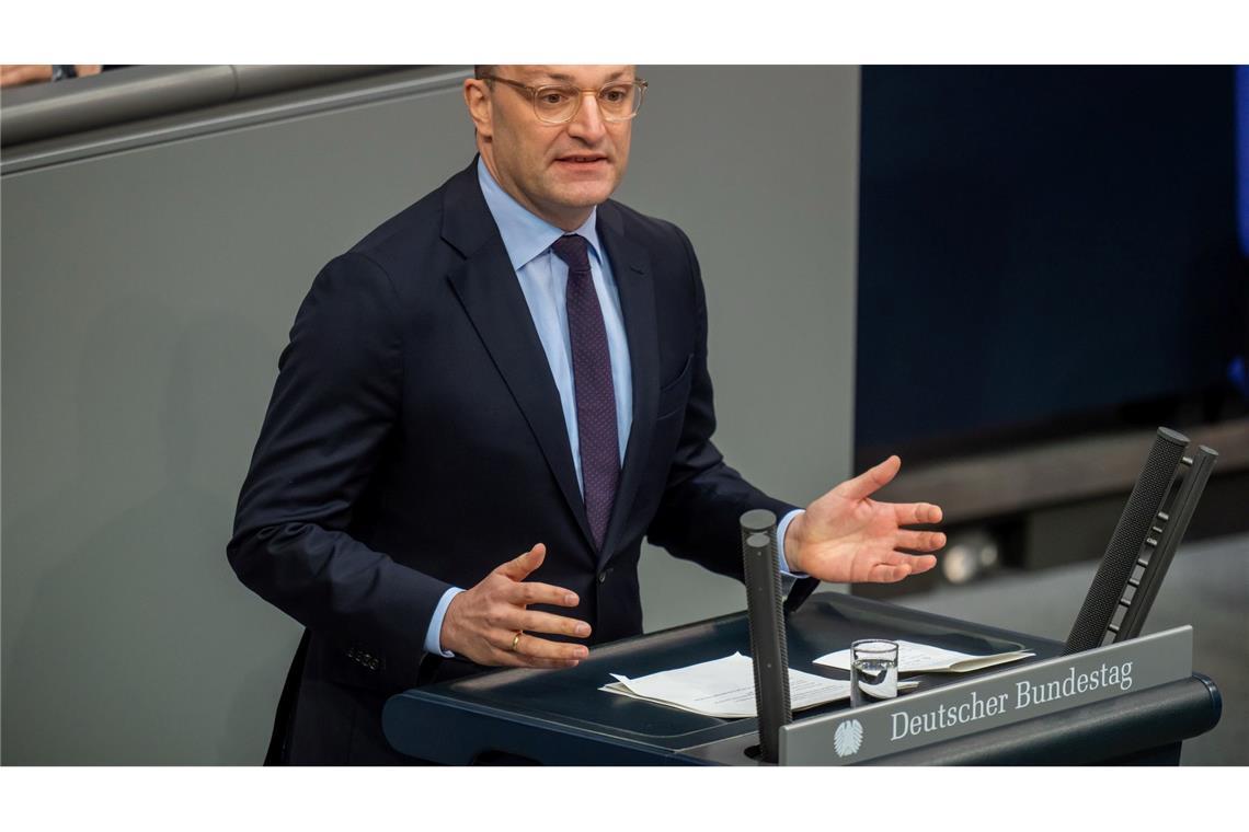 Masken-Vorwürfe: Grüne und Linke greifen Spahn an Jens Spahn, CDU/CSU Fraktionsvorsitzender im Bundestag