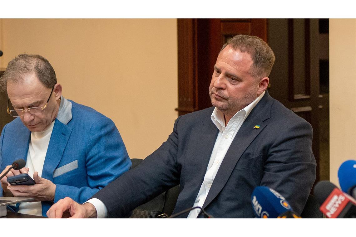 Jermak war die rechte Hand von Präsident Wolodymyr Selenskyj. (Archivfoto)