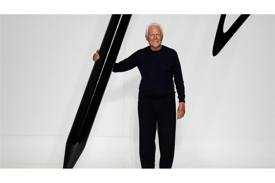 Der Fürst der Mode - Giorgio Armani ist tot Jetzt ist der "Principe" gestorben. (Archivbild)