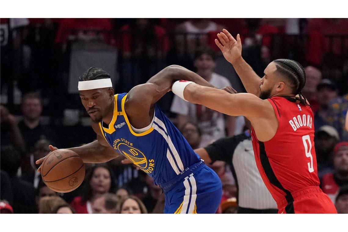 NBA-Playoffs: Wagners Magic verlieren erneut in Boston Jimmy Butler verletzte sich und fehlte den Warriors spürbar.